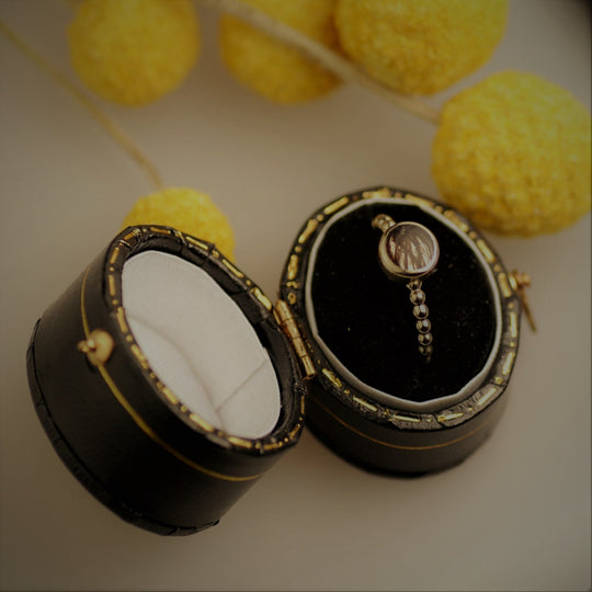 Haarlokring Balletjes Goud