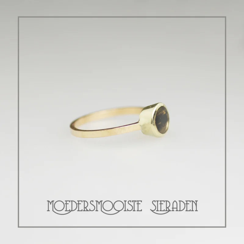 Haarlokring Malea Solid Gold