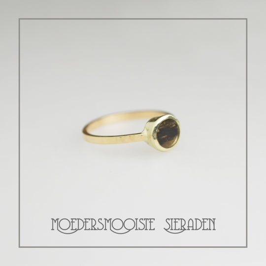 Haarlokring Malea Solid Gold