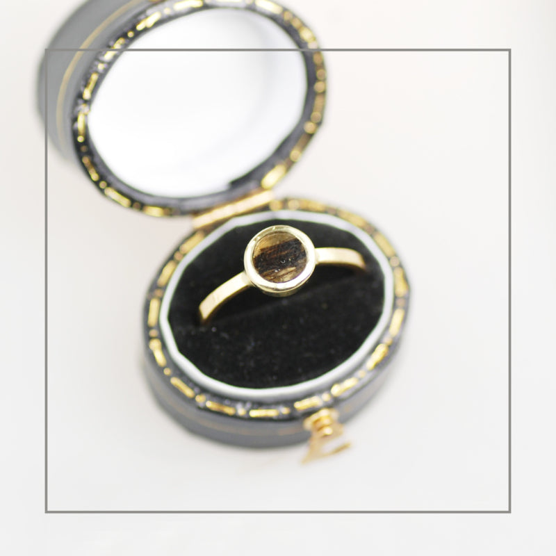Haarlokring Malea Solid Gold