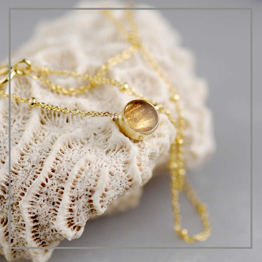 Haarlok ketting Jeremie goud