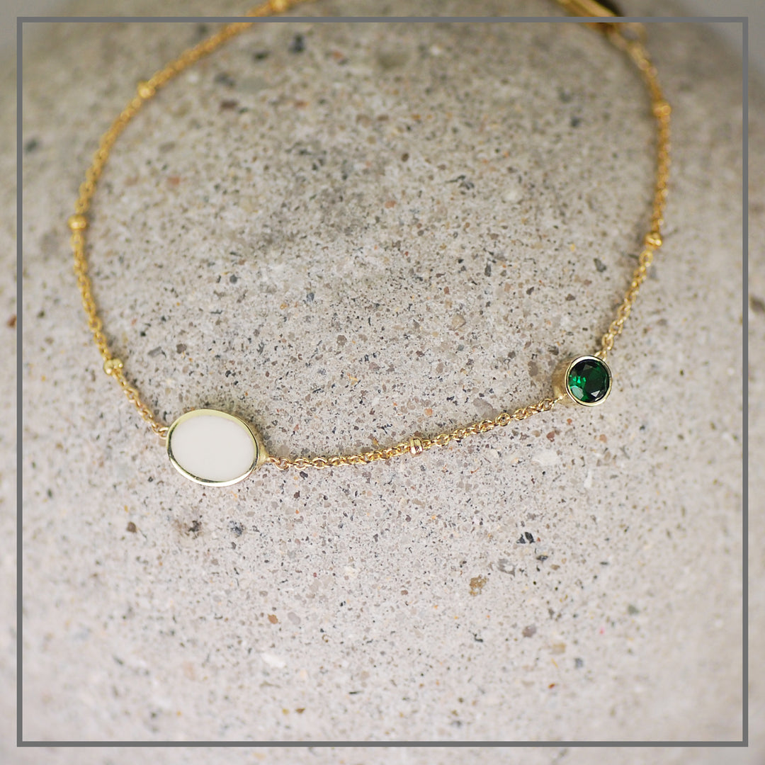 Armband Lois Goud met geboortesteen