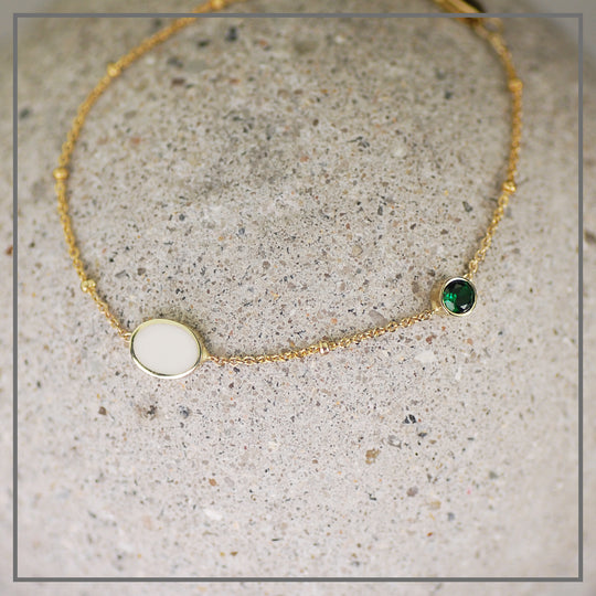 Armband Lois Goud met geboortesteen