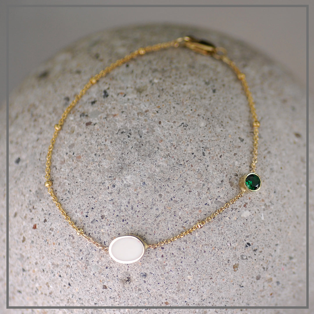 Armband Lois Goud met geboortesteen