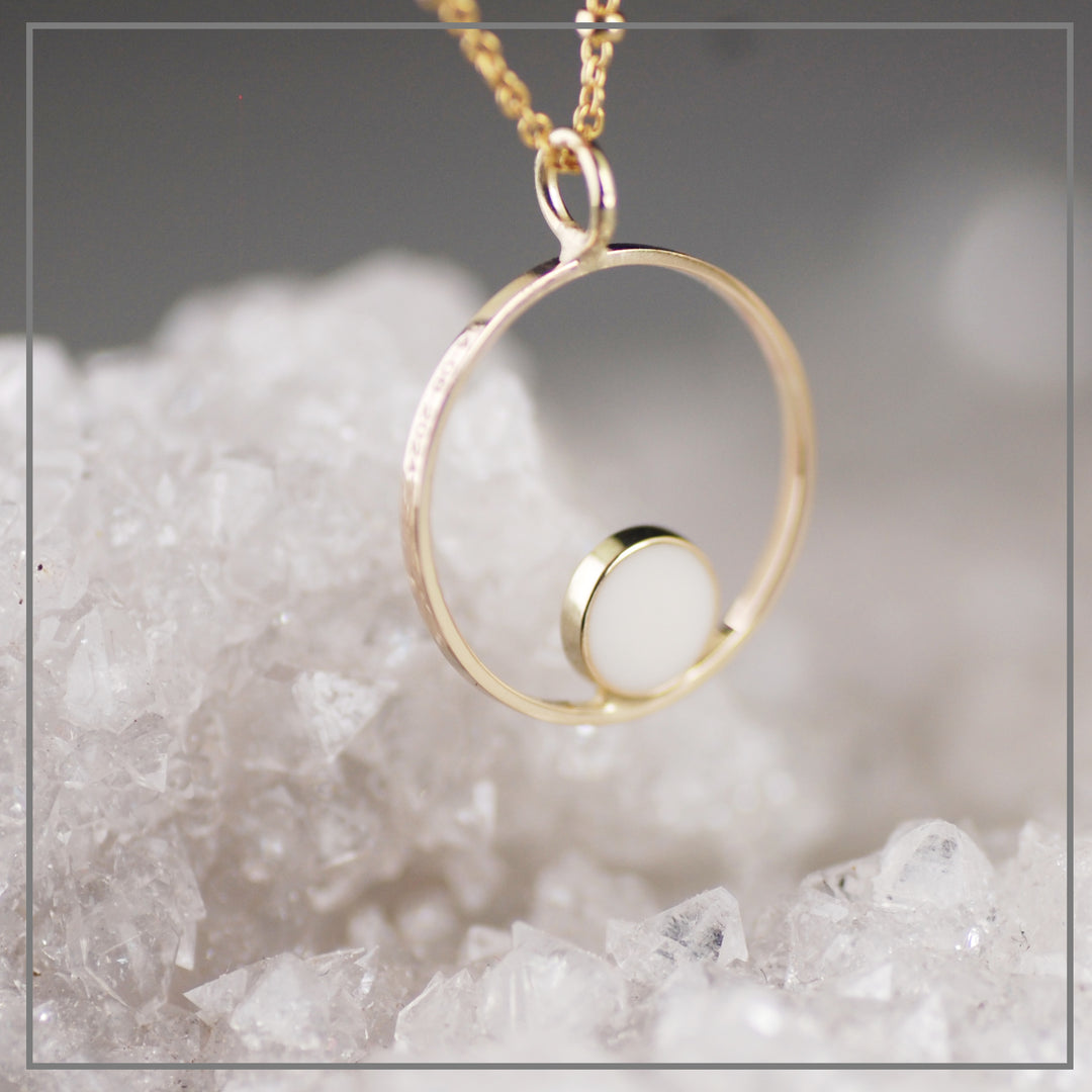 Moedermelk Collier Design Plain Femine Goud