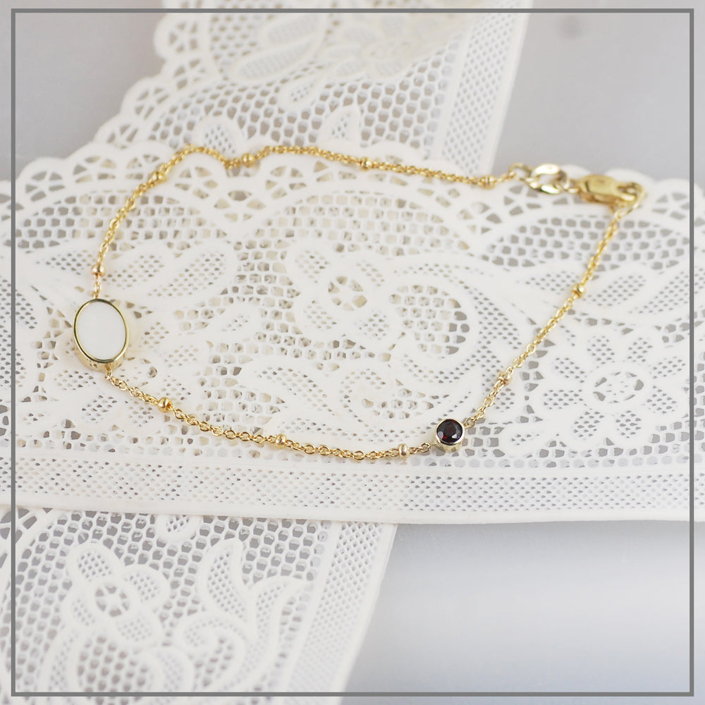 Armband Lois Goud met geboortesteen