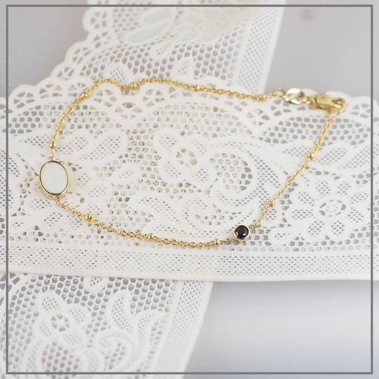 Armband Lois Goud met geboortesteen