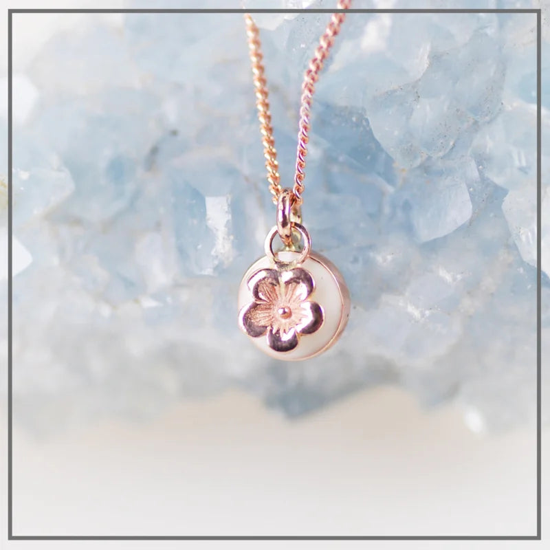 Moedermelk Collier Blossom in Rose