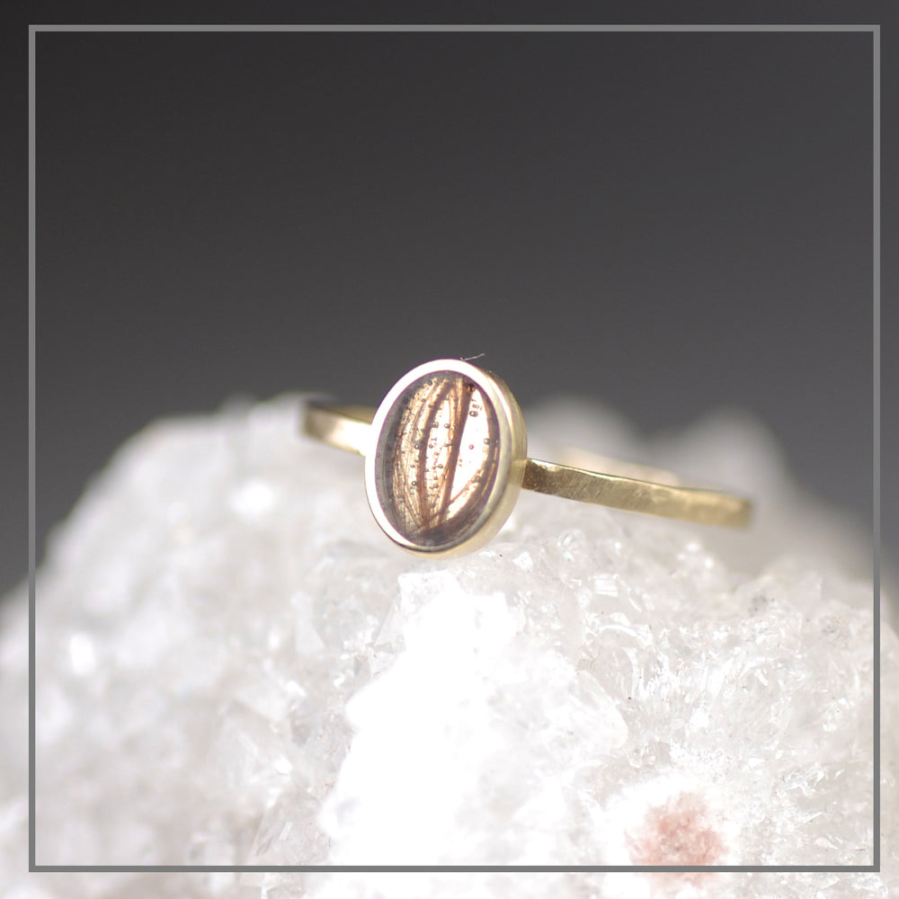 Haarlokring Iza Ovaal Goud