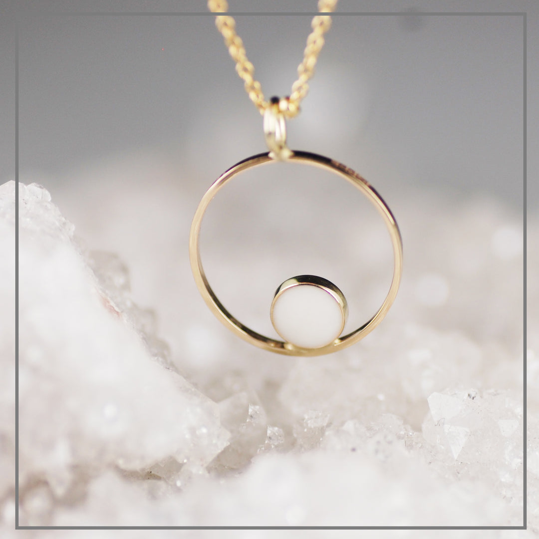 Moedermelk Collier Design Plain Femine Goud