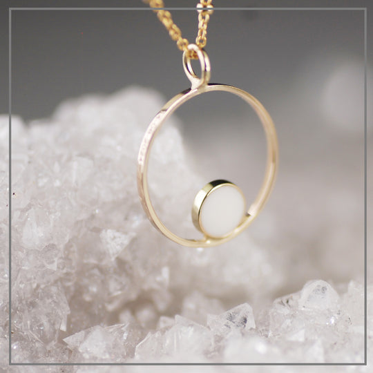 Moedermelk Collier Design Plain Femine Goud