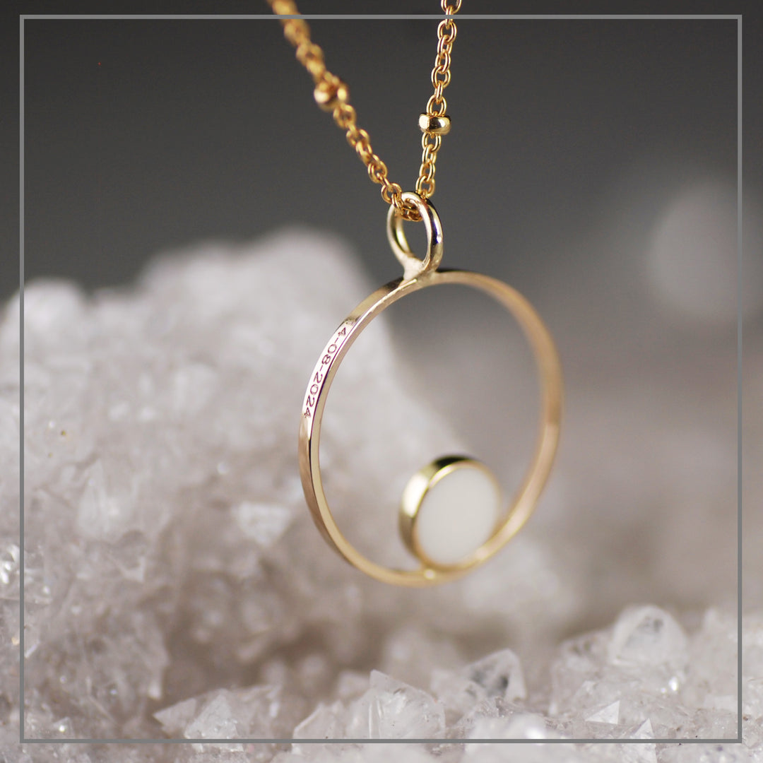 Moedermelk Collier Design Plain Femine Goud