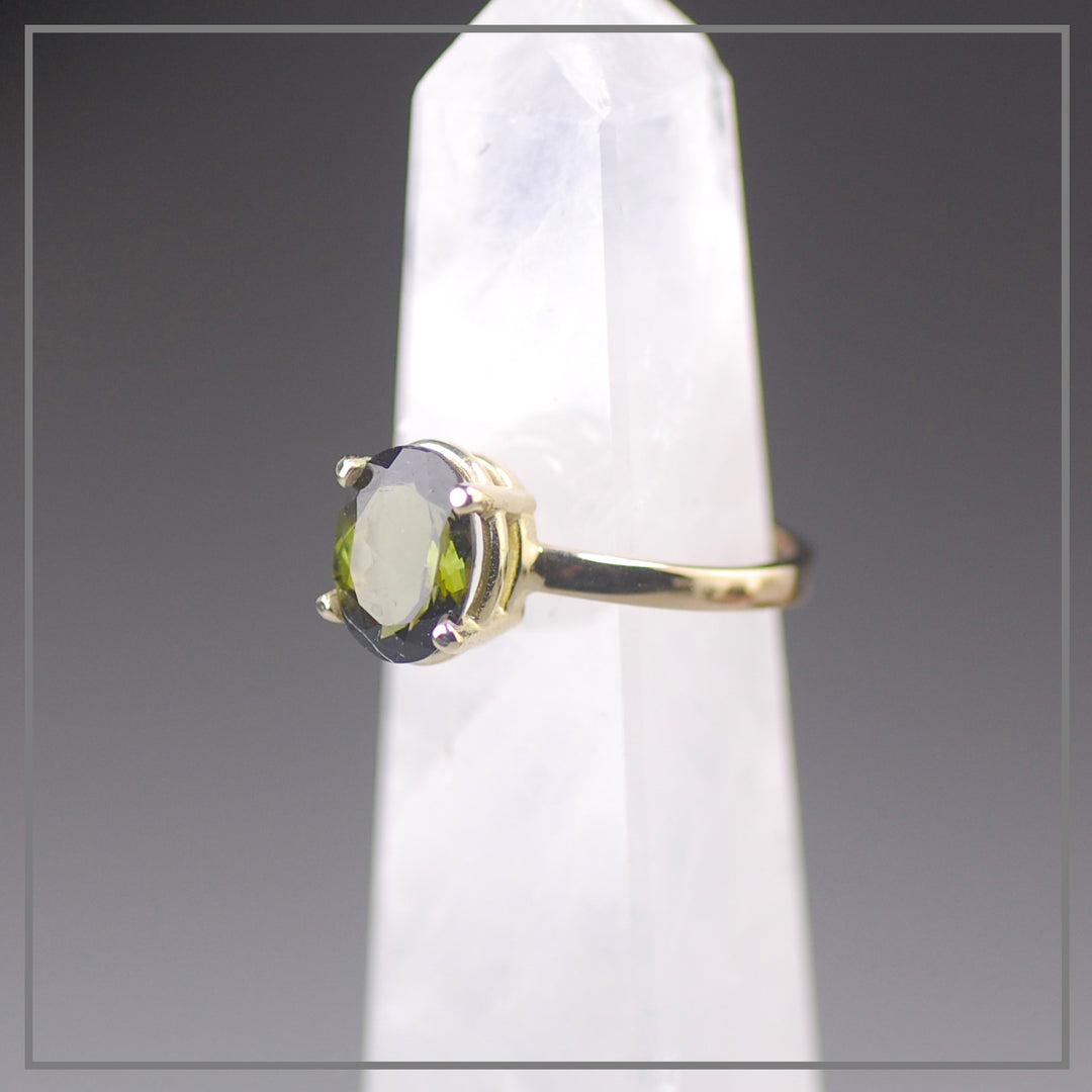 Ring Leto met groene toermalijn