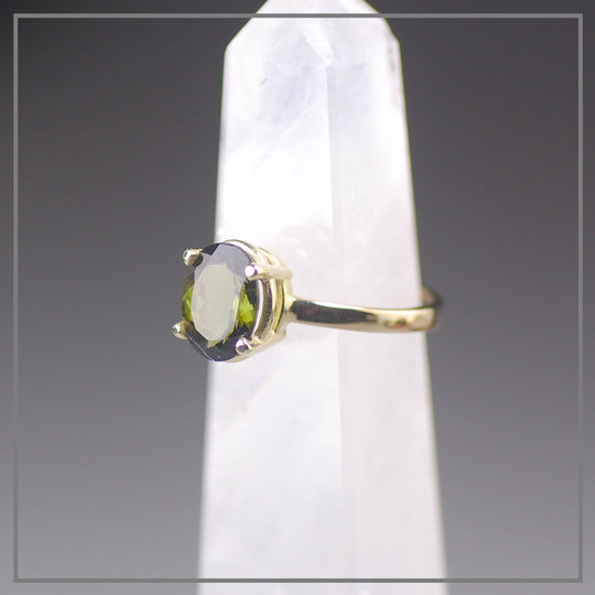 Ring Leto met groene toermalijn