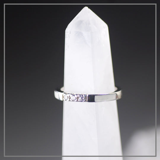 Moedermelk ring Zilver Capsule 3 Stones