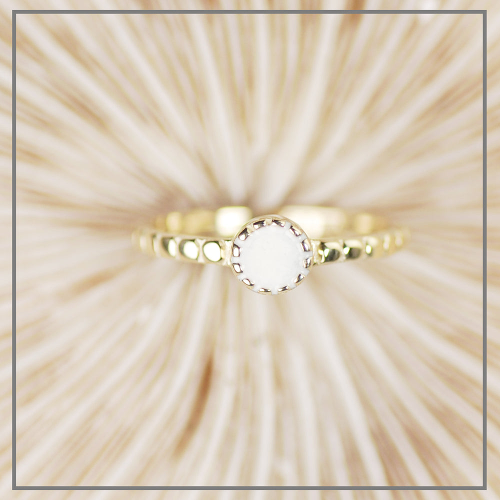 9K Moedermelk ring Gwenn