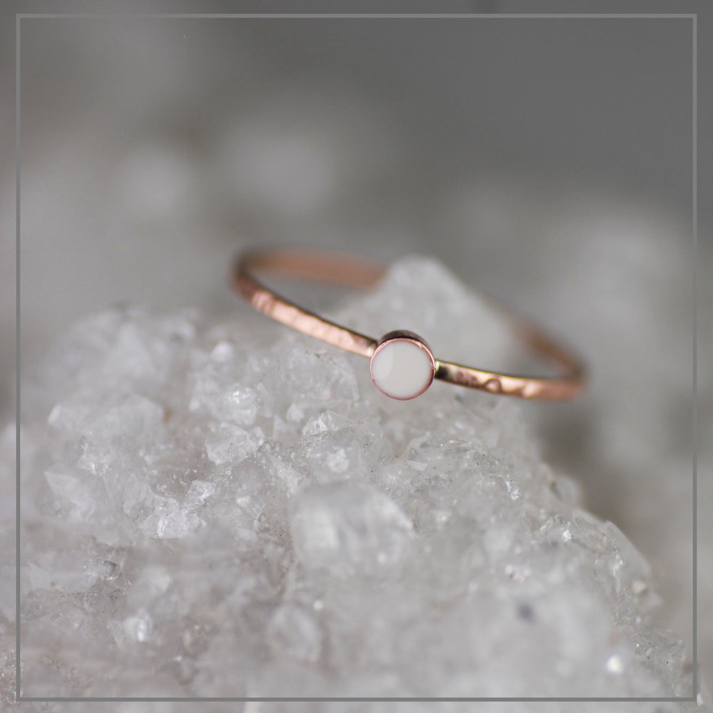 Ring Pixie Mat Roségoud