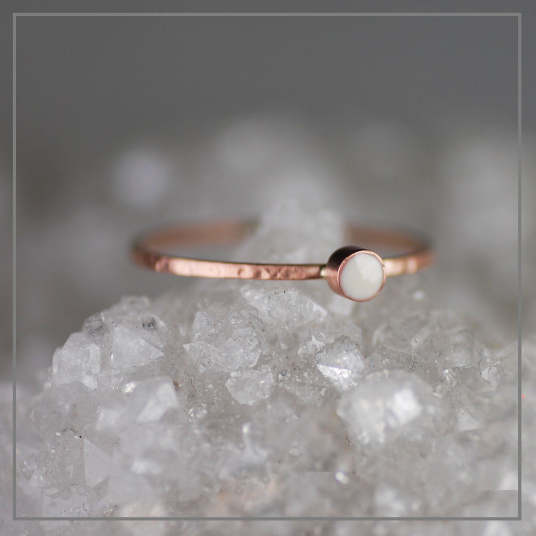 Ring Pixie Mat Roségoud