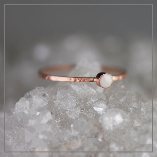 Ring Pixie Mat Roségoud