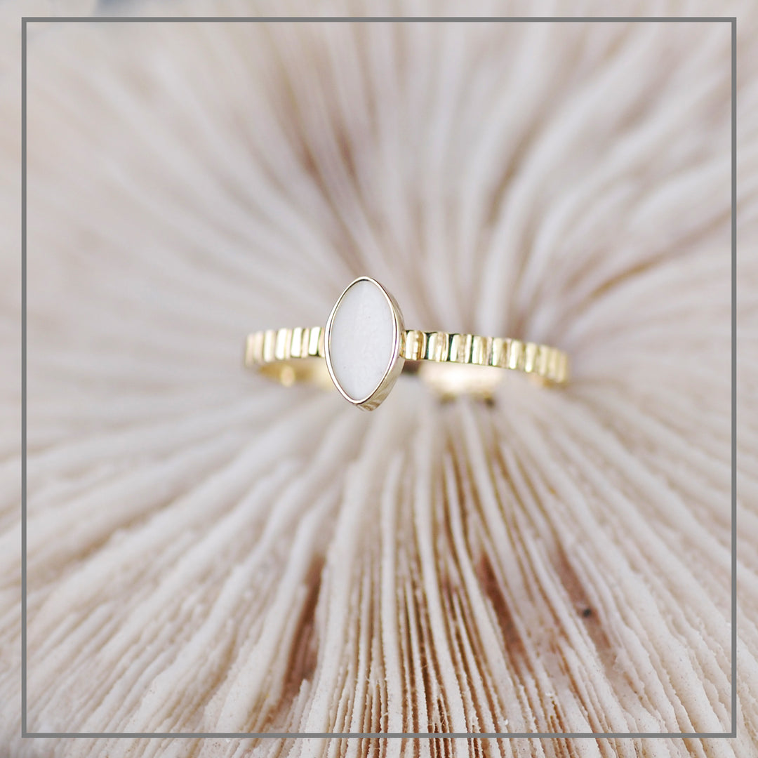 Moedermelk ring van Goud Veritatem Markies