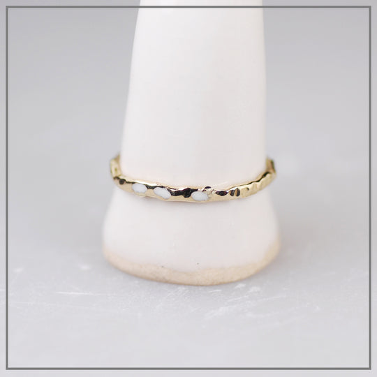 Moedermelk Ring Navelstreng Goud