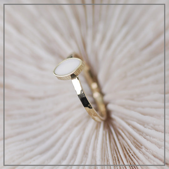 Moedermelk ring Valeria Goud