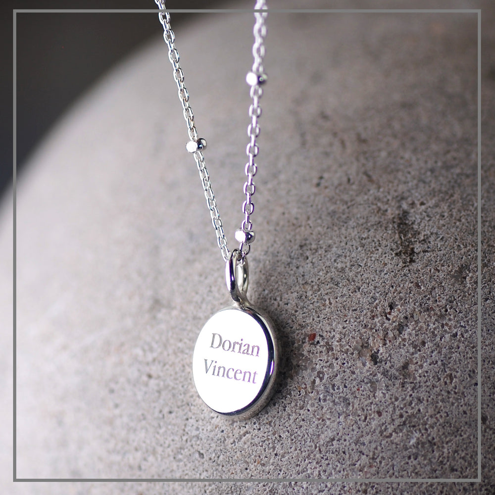 Moedermelk Ketting Leif Ovaal Zilver