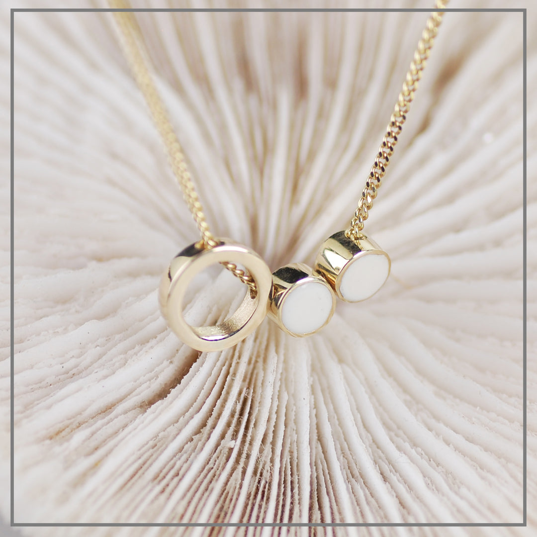 Moedermelk Collier Circle of Love Double Goud