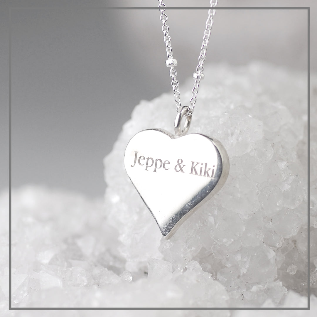 Collier Moedermelk White Heart