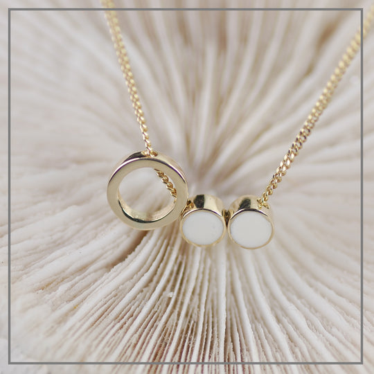 Moedermelk Collier Circle of Love Double Goud
