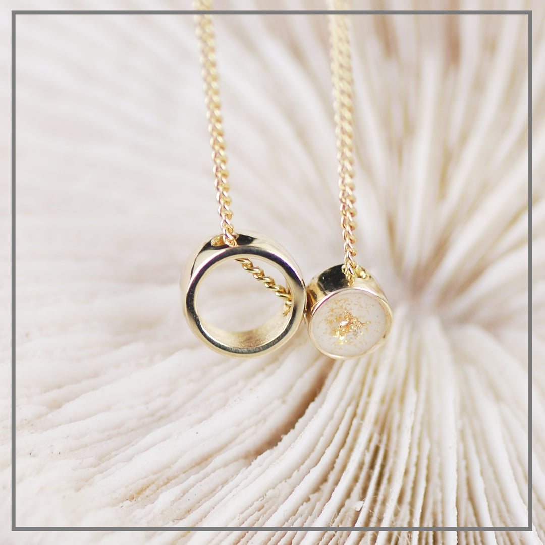 Moedermelk Ketting Circle of Love in Goud