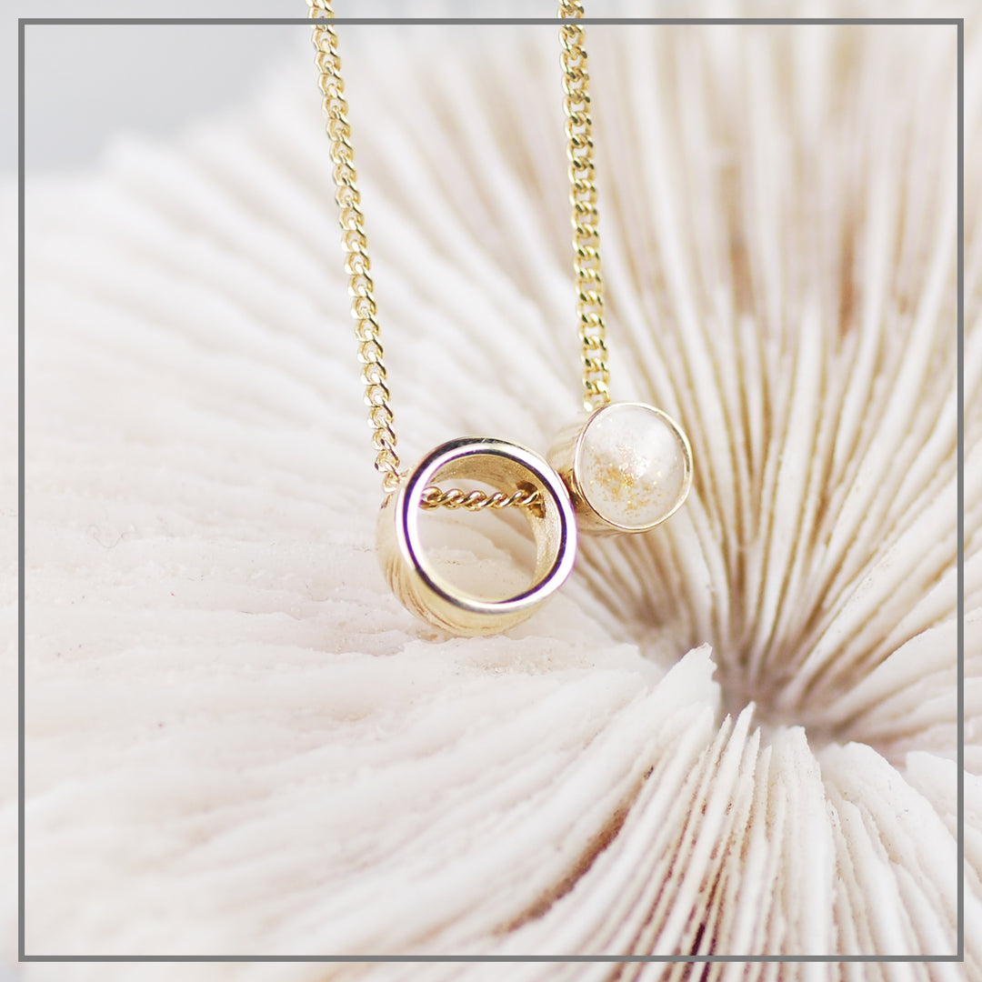 Moedermelk Ketting Circle of Love in Goud