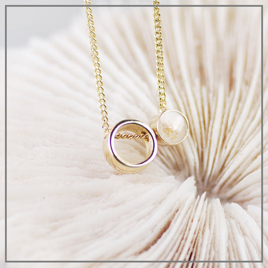 Moedermelk Ketting Circle of Love in Goud