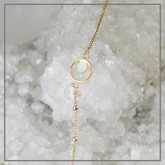 Moedermelk Armband Assymetric Design Plain