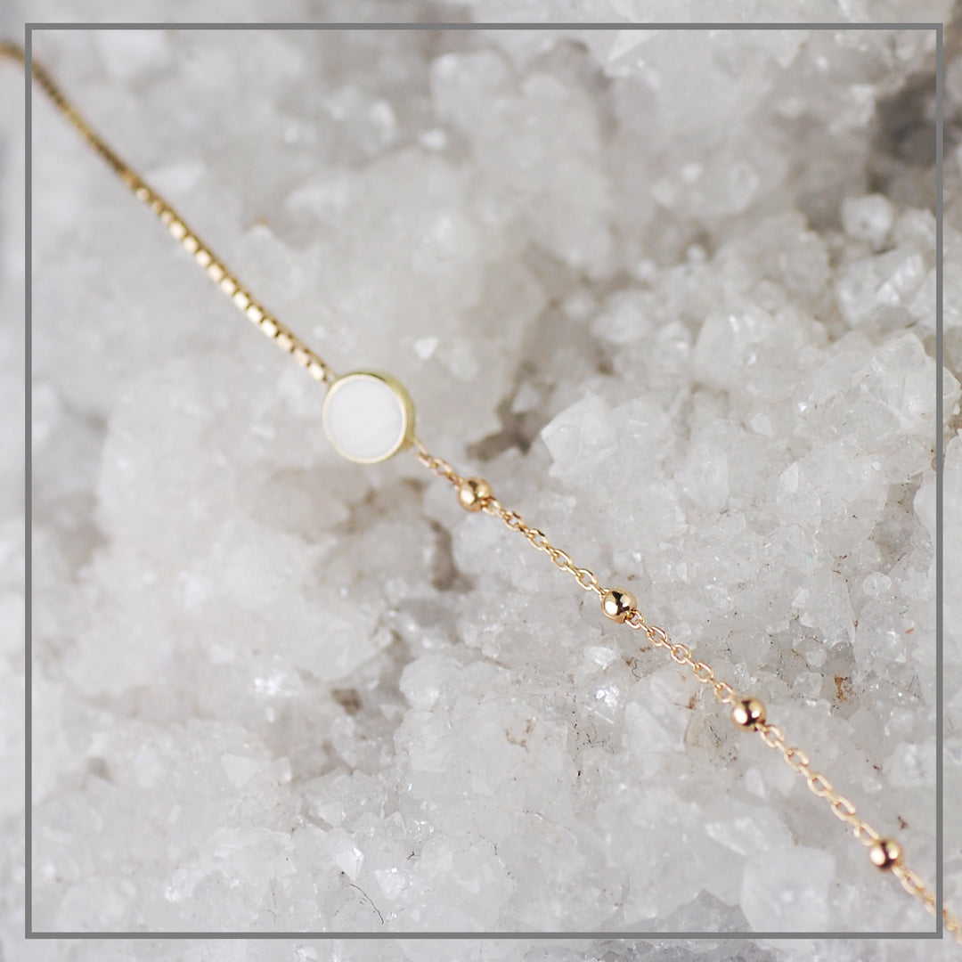 Moedermelk Armband van Goud Billie 