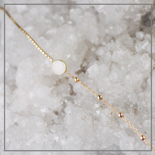 Moedermelk Armband van Goud Billie 