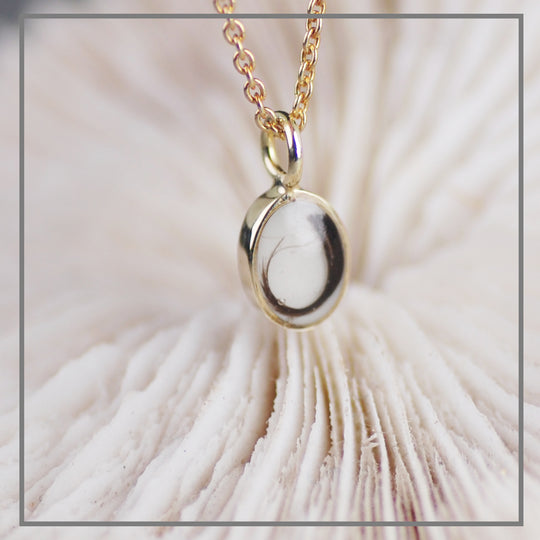 9K Moedermelk Collier Amos Oval