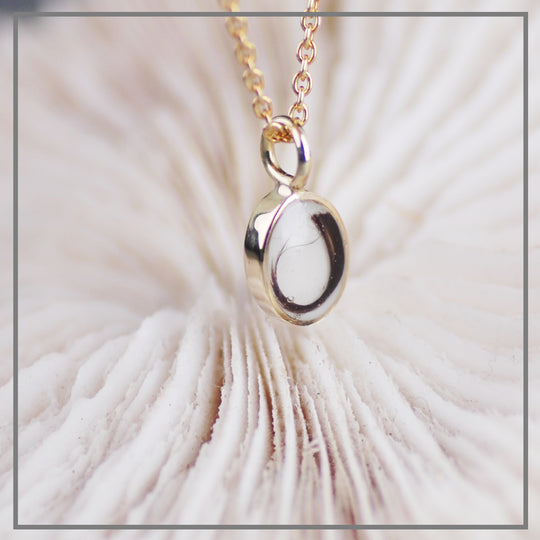 9K Moedermelk Collier Amos Oval