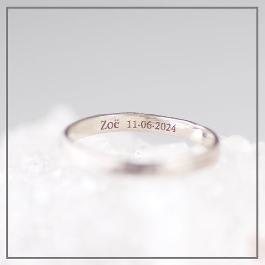 Moedermelk ring Hartendief Zilver