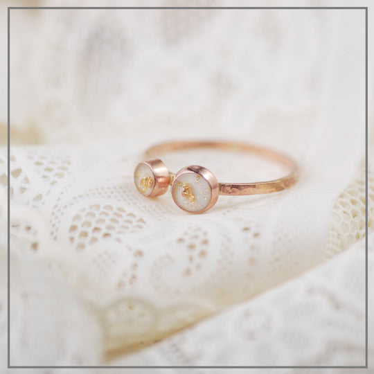 Moedermelk ring Sublime Double 14K Roségoud