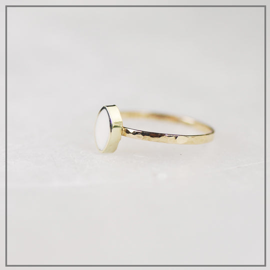 Moedermelk ring Valeria Goud