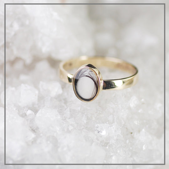 Moedermelk ring Oval Ode Goud