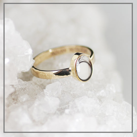 Moedermelk ring Oval Ode Goud