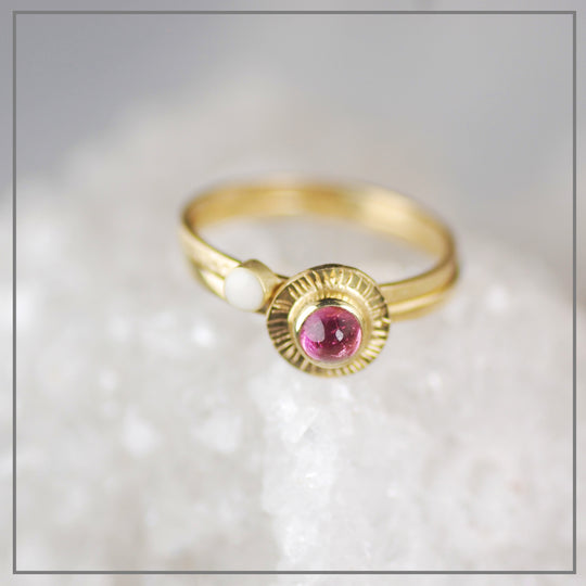 Set Pink Tourmaline Pixie