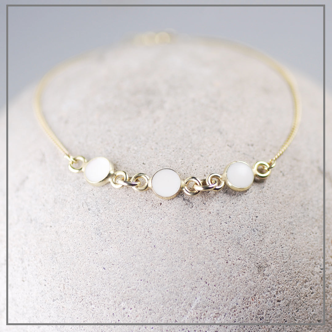 Moedermelk Armband Malin Goud 3 componenten