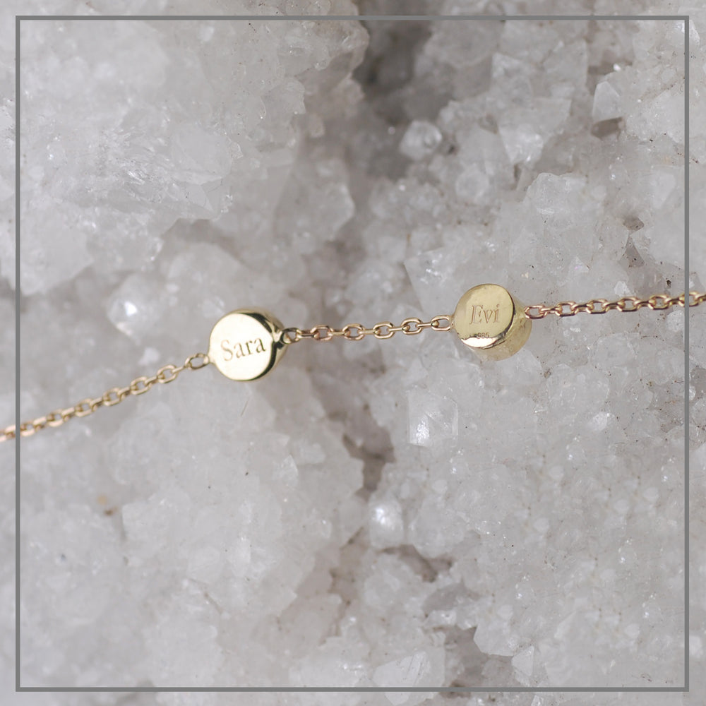 Moedermelk Armband Cassandra Goud