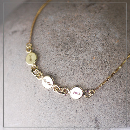 Moedermelk Armband Malin Goud 3 componenten